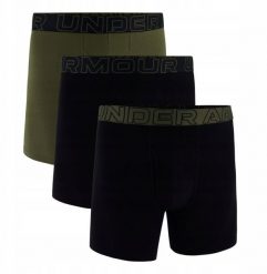 Under Armour Bokserki męskie UNDER ARMOUR khaki - 3 PAK Performance S. Brązowe bokserki męskie Under Armour, m, bez wzorów. Za 141.90 zł.