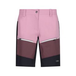 Spodenki damskie CMP Bermuda. Czerwone szorty damskie CMP, s, bez wzorów, sportowe, trekkingowe. Za 129.99 zł.