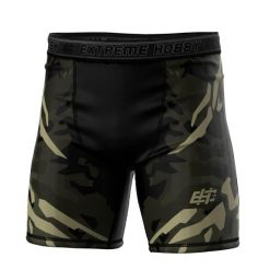 Spodenki Vale Tudo do MMA męskie EXTREME HOBBY JUNGLE PANTHER. Czarne krótkie spodenki sportowe męskie EXTREME HOBBY, m, bez wzorów, z elastanu. Za 179.00 zł.