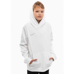Bluza sportowa chłopięca Nike JR Park 20 Fleece. Białe bluzy dla chłopców Nike, bez wzorów, bez ramiączek, z kapturem. Za 199.99 zł.