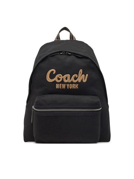 Coach Plecak CAM76 Czarny. Czarne plecaki damskie Coach, bez wzorów, z materiału. Za 749.99 zł.