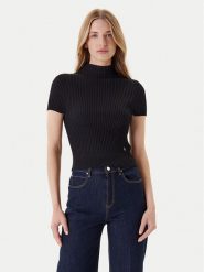 Guess Sweter W5YR04 Z0040 Czarny Regular Fit. Czarne swetry damskie Guess, l, z aplikacjami, z wiskozy, bez kołnierzyka, bez ramiączek, bez kaptura. Za 209.99 zł.