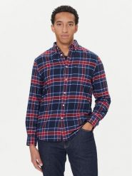 Tommy Hilfiger Koszula Hero MW0MW40473 Granatowy Regular Fit. Niebieskie koszule męskie Tommy Hilfiger, m, bez wzorów, z bawełny, bez kołnierzyka, bez ramiączek. Za 409.99 zł.
