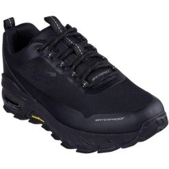 Buty sportowe męskie Skechers Max Protect Fast T. Czarne buty sportowe męskie Skechers, bez zapięcia, trekkingowe. Za 621.00 zł.