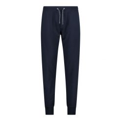 Spodnie do biegania CMP. Czarne spodnie sportowe męskie CMP, bez wzorów, z dresówki, do biegania. Za 244.50 zł.