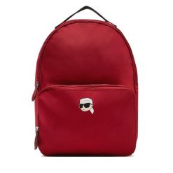 Plecak KARL LAGERFELD. Czerwone plecaki damskie KARL LAGERFELD, bez wzorów. Za 419.99 zł.