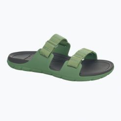Klapki męskie Lizard Way Slide. Zielone klapki męskie Lizard, z materiału, sportowe. Za 279.99 zł.
