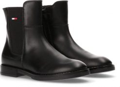 Tommy Hilfiger Tommy Hilfiger damskie botki CHELSEA BOOT BLACK T4A5-33045-0036999-999 35. Czarne botki damskie Tommy Hilfiger, bez obcasa, bez zapięcia. Za 624.99 zł.