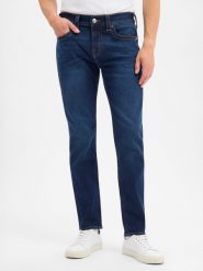 True Religion Dżinsy o kroju skinny fit Mężczyźni Bawełna niebieski, 33-32. Niebieskie jeansy męskie True Religion. Za 599.95 zł.