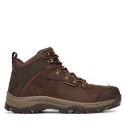 Trekkingi Skechers. Brązowe trekkingi męskie Skechers, trekkingowe. Za 339.99 zł.