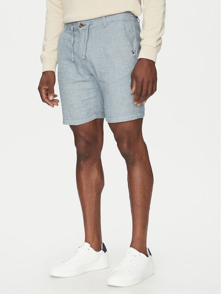 INDICODE Szorty materiałowe Inerwilo 70-815 Niebieski Slim Fit. Niebieskie szorty męskie INDICODE, m, bez wzorów, z bawełny. Za 189.99 zł.