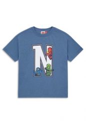 Koszulka Chłopięca LEGO Ninjago Taj303 Niebieska. Niebieskie t-shirty dla chłopców LEGO, bez wzorów, z bawełny, bez ramiączek. Za 63.99 zł.