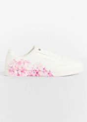 Sneakersy marki Kangaroos z nadrukiem w kwiaty. Białe obuwie sportowe damskie bonprix, bez wzorów. Za 142.99 zł.