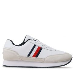 Sneakersy Tommy Hilfiger. Niebieskie trampki i tenisówki chłopięce Tommy Hilfiger, bez wzorów, bez zapięcia. Za 239.99 zł.