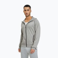 Bluza męska FILA Lage Slim. Szare bluzy męskie Fila, m, bez wzorów, z materiału, z kapturem. Za 159.99 zł.