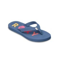 Sandały dla Kobiety VISTA Niebieski. Niebieskie klapki damskie Roxy, bez wzorów, sportowe, bez obcasa. Za 109.99 zł.