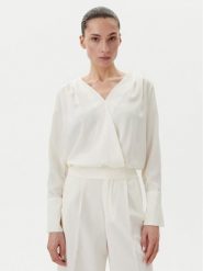 Rinascimento Bluzka CFC0122613003 Écru Regular Fit. Bluzki damskie Rinascimento, l, bez wzorów, z syntetyku, bez kołnierzyka, bez ramiączek. Za 199.99 zł.