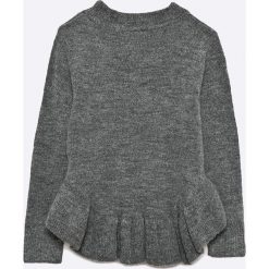 Name it - Sweter dziecięcy Frilly 116-164 cm. Niebieskie swetry damskie Name it, bez wzorów, z dzianiny, bez kołnierzyka, bez ramiączek, krótkie, bez kaptura. W wyprzedaży za 29.90 zł.