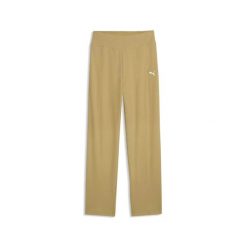 Spodnie straight dziewczęce Puma ESS Elevated G. Brązowe spodnie sportowe dla dziewczynek Puma, bez wzorów, z materiału. Za 198.00 zł.