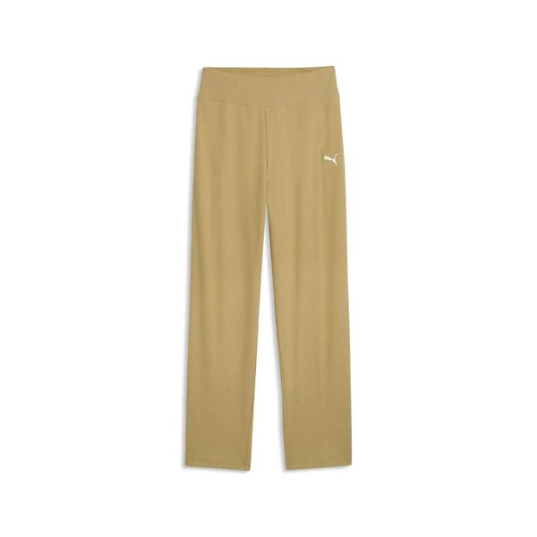 Spodnie straight dziewczęce Puma ESS Elevated G. Brązowe spodnie sportowe dla dziewczynek Puma, bez wzorów, z materiału. Za 215.50 zł.