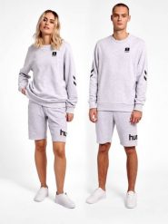 Bluza Hummel Legacy Liam. Szare bluzy sportowe damskie Hummel, xs, bez wzorów, z bawełny, bez kaptura, na fitness i siłownię. Za 165.93 zł.