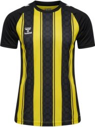 Koszulka Hummel Match striped. Czarne t-shirty damskie Hummel, l, bez wzorów, z materiału, klasyczne, bez kołnierzyka. Za 171.50 zł.
