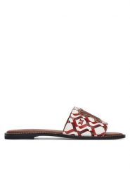 Max Mara Klapki 2616521059650 Brązowy. Brązowe klapki damskie Max Mara, bez wzorów, z materiału, bez obcasa. Za 974.99 zł.