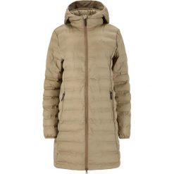 Długa lekka kurtka puchowa damska Whistler Froze. Brązowe kurtki damskie Whistler, bez wzorów, z puchu, bez kaptura, trekkingowe. Za 360.00 zł.