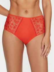 Chantelle Figi klasyczne z wysokim stanem Philter C22CC5 Pomarańczowy. Brązowe figi damskie Chantelle, bez wzorów, z syntetyku. Za 109.99 zł.