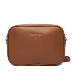 Torebka Patrizia Pepe. Brązowe listonoszki damskie Patrizia Pepe, bez wzorów, bez dodatków. Za 689.99 zł.