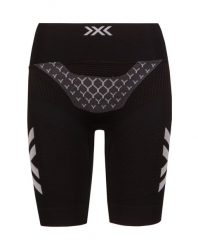 Spodenki biegowe damskie X-Bionic Twyce 4.0 Run Black. Czarne szorty sportowe damskie X Bionic, l, bez wzorów, z dzianiny, do biegania. Za 180.00 zł.
