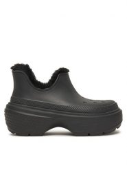 Crocs Śniegowce Stomp Lined Shorty Boot 210673 Czarny. Czarne śniegowce i trapery damskie Crocs, z tworzywa sztucznego. Za 399.99 zł.