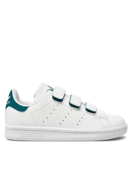 Adidas Sneakersy Stan Smith Cf C IE9134 Biały. Białe buty sportowe dziewczęce Adidas, bez wzorów, ze skóry, bez zapięcia. Za 169.99 zł.
