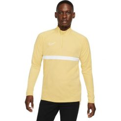 Nike Bluza męska Nike NK Df Academy21 Drill Top żółta CW6110 700 S. Żółte bluzy męskie Nike, m, bez wzorów, bez kaptura. Za 126.14 zł.
