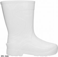 Buty damskie cholewa spód EVA skarpeta trójwarstwowa higieniczna włóknina podeszwa urzeźbiona antypoślizgowa budowa gospodarstwo rolne - biały 42. Białe obuwie sportowe damskie Fagum-Stomil, bez wzorów. Za 59.50 zł.