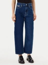 Calvin Klein Jeans Jeansy Barrel J20J225004 Granatowy Loose Fit. Niebieskie jeansy damskie Calvin Klein Jeans. Za 249.99 zł.