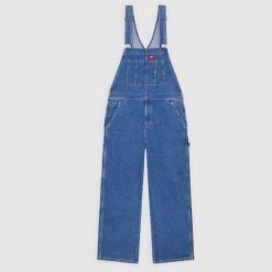 Spodnie Dickies Classic Bib Luźne Klasyczne Denim. Spodnie sportowe męskie Dickies, bez wzorów, z denimu. Za 422.96 zł.