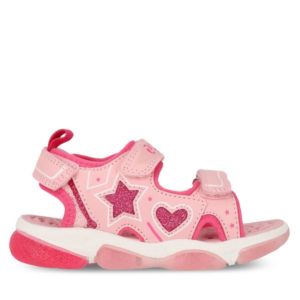 Sandały ZigZag. Czerwone sandały dziewczęce Zigzag, bez zapięcia. Za 209.99 zł.