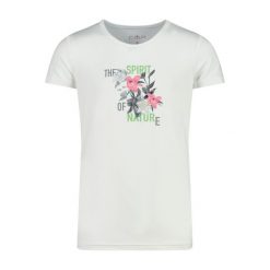 T-shirt z szerokim dekoltem dla dziewczynki CMP. Białe t-shirty i topy dla dziewczynek CMP, bez wzorów, bez ramiączek. Za 185.50 zł.