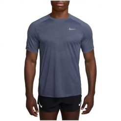Koszulka treningowa męska Nike HV5203491DIFFUSEDBL. Szare koszulki sportowe męskie Nike, l, bez wzorów, z tkaniny, bez kołnierzyka, bez ramiączek, do biegania. Za 339.00 zł.