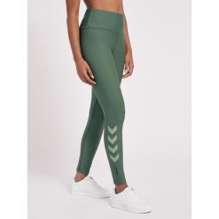Damskie wysokie legginsy Hummel TE Tola. Szare legginsy damskie Hummel, m, bez wzorów. Za 161.50 zł.
