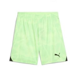 Spodenki bramkarskie Puma. Zielone szorty męskie Puma, l, bez wzorów, z materiału, eleganckie. Za 193.00 zł.
