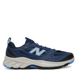 Buty do biegania New Balance. Niebieskie buty sportowe męskie New Balance, bez zapięcia, do biegania. Za 349.99 zł.
