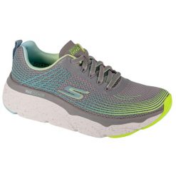 Buty do biegania damskie, Skechers Max Cushioning Elite - Galaxy Burst. Szare obuwie sportowe damskie Skechers, bez wzorów, do biegania. Za 399.99 zł.