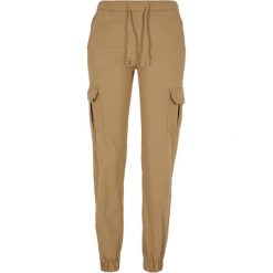 Spodnie cargo wysoka talia kobiety Urban Classics. Czarne spodnie dresowe damskie Urban Classics, m, bez wzorów, z bawełny. Za 283.50 zł.