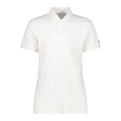 Polo CMP. Białe koszulki polo męskie CMP, l, bez wzorów, bez ramiączek. Za 282.50 zł.
