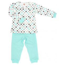 Makoma Piżama Dziewczęca Mint Dots 104 Wielokolorowa. Zielone bielizna dla dziewczynek Makoma, z bawełny. Za 49.00 zł.