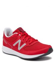 New Balance Sneakersy YK570TR3 Czerwony. Czerwone buty sportowe chłopięce New Balance, bez wzorów, z materiału, bez zapięcia. Za 229.99 zł.