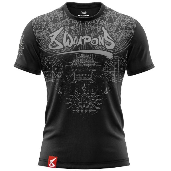 Koszulka 8 Weapons Yantra. Czarne koszulki sportowe męskie 8 WEAPONS, s, bez wzorów, z bawełny, bez kołnierzyka, bez ramiączek, na fitness i siłownię. Za 175.00 zł.