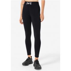 Legginsy damskie SUPER.NATURAL Fintess Shorts. Czarne legginsy damskie super.natural, bez wzorów. Za 349.99 zł.